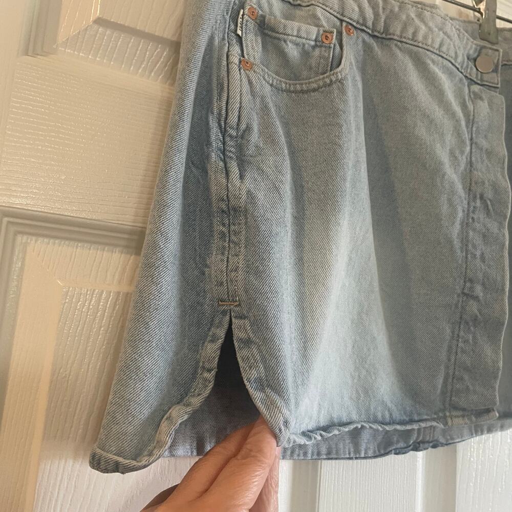 DL1961 Andi Wrap Mini Skirt Sz 30 - Picture 5 of 16